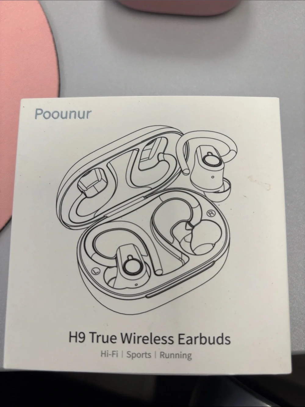 H9 True Wireless Earbuds with Charging Case - Rose Gold